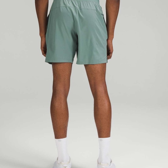 LULULEMON T.H.E. LINERLESS SHORT 7" TIDEWATER TEAL (S) - Picture 2 of 6